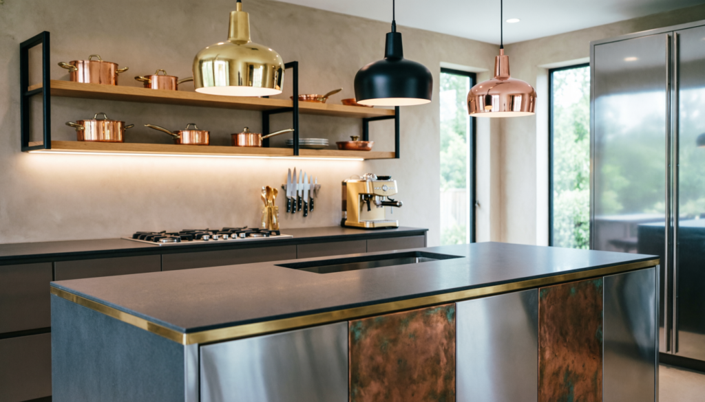 Mixed Metals: Layered Luxury